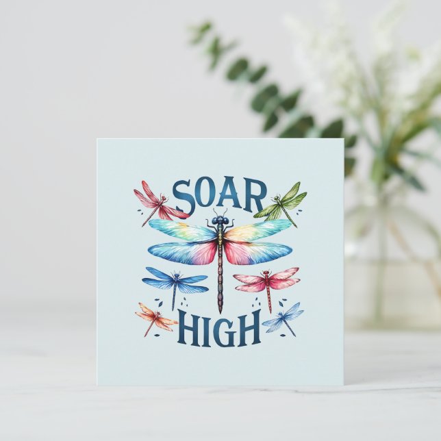 S'envole Haut - Libellule Artistique (Debout devant)