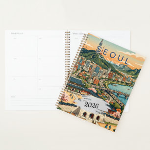 Séoul Corée du Sud Voyage Art Vintage   Personnali