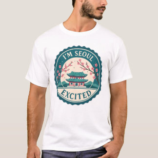 Séoul, T-shirt Corée excité