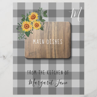 Séparateur d'organisateur de recettes de ferme flo