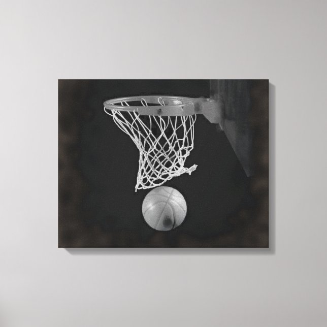 Séphia Basketball Artwork Toile Enveloppée (Recto)