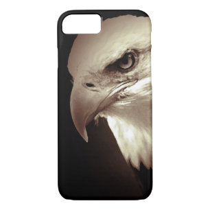 Sepia Bald Eagle iPhone 7 Coque
