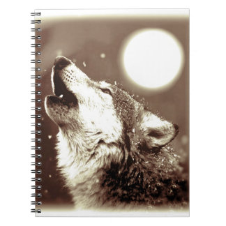 Sepia Howling Wolf au Carnet de la lune