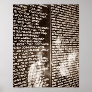 Sepia POSTER Réflexions Sur La Guerre Du Vietnam