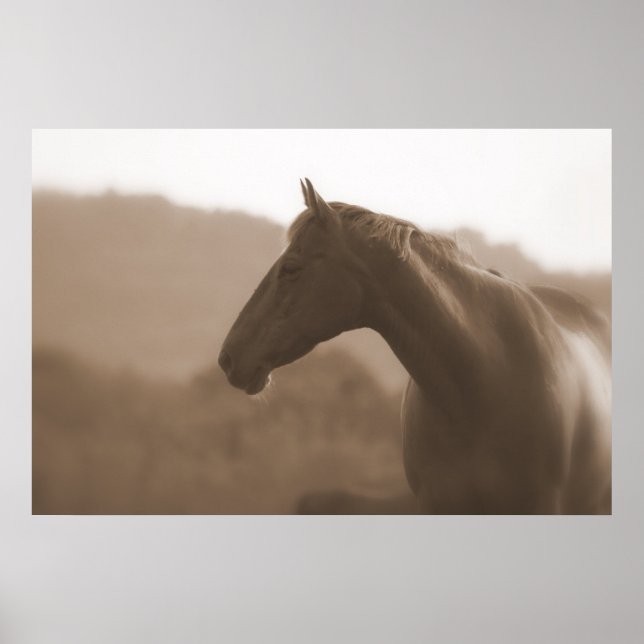 Sepia Silhouette Grande Poster de Base (Devant)