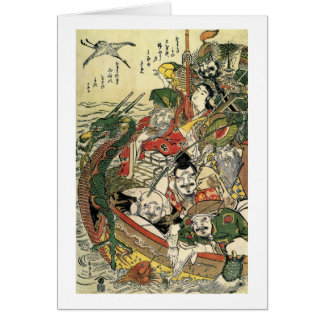 Sept dieux de bonne fortune Hokusai Fine Art