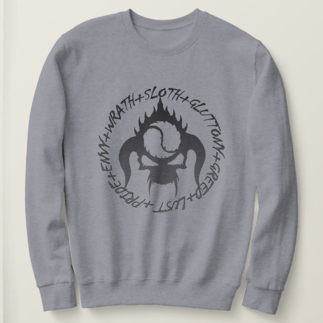 Sept péchés capitaux sweatshirt de base (Design devant)