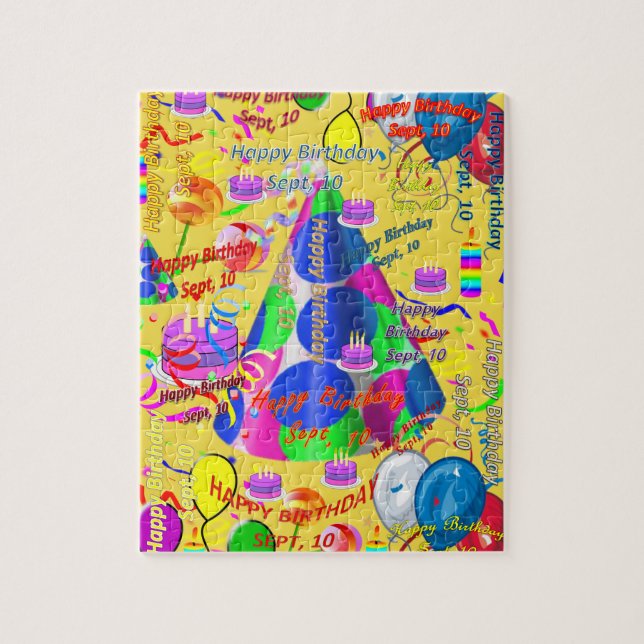 Septembre, 10 Anniversaire Jigsaw Puzzle (Vertical)