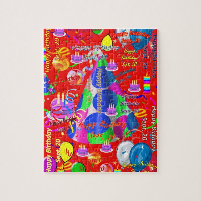 Septembre, 20 Anniversaire Jigsaw Puzzle (Vertical)