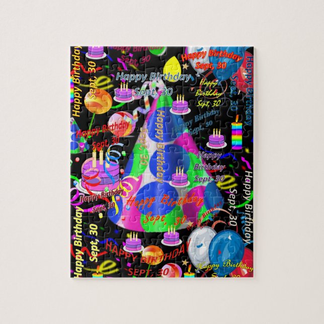 Septembre, 30 Anniversaire Jigsaw Puzzle (Vertical)