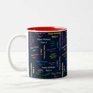 Septembre 4 Anniversaire Mug