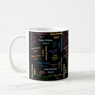 Septembre 6 Anniversaire Mug