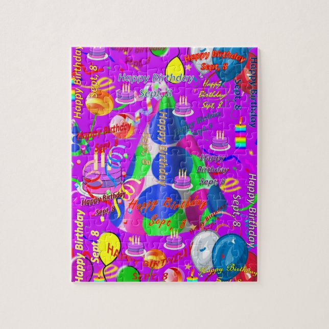 Septembre 8 Anniversaire Jigsaw Puzzle (Vertical)