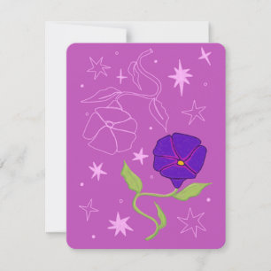 Septembre Anniversaire Carte Mois (Morning Glory)