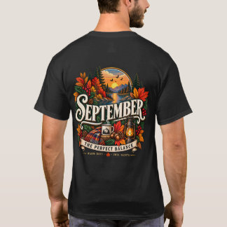 Septembre L'Équilibre Parfait Vintage T-Shirt D'Au