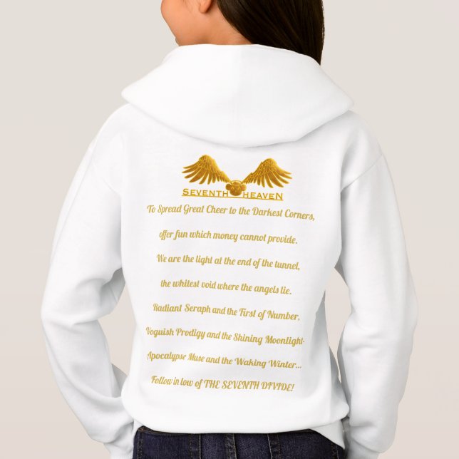 Septième Sweat - shirt à capuche du ciel (Dos)