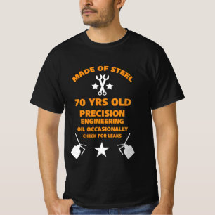 Septuagénaire 70e anniversaire T-shirt de la fête