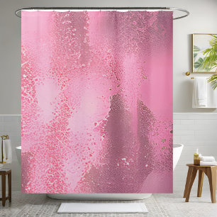 Séquence rose Chimie rideau de douche