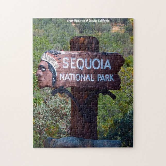 Sequioa Californie. Puzzle (Vertical)