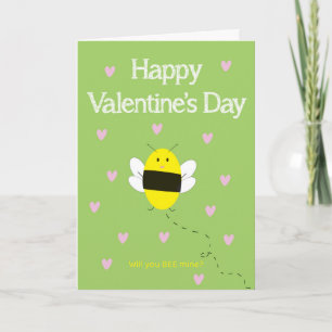 Seras-Tu Ma Abeille Carte de la Saint-Valentin