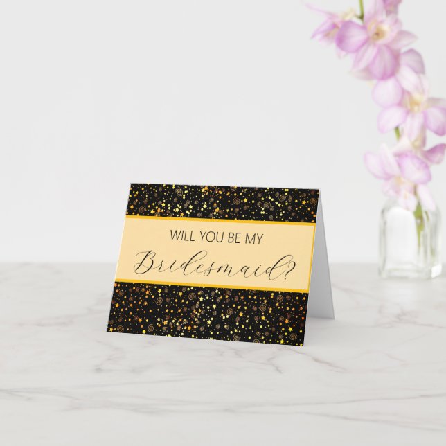 Seras-tu ma carte de proposition Bridesmaid ? (Orchidée)