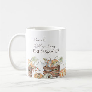Seras-Tu Ma Demoiselle D'Honneur Mug Automnal Pers