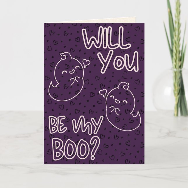 Seras-tu mon amour ? Carte de la Saint-Valentin dr (Devant)