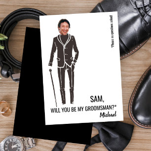 Seras-tu mon garçon d'honneur carte de proposition