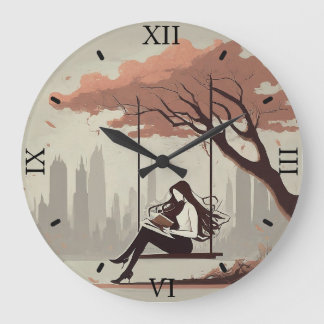 Sereine Lecteur Horloge murale