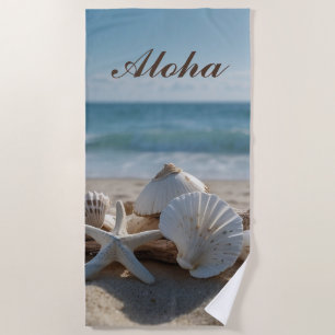 "Serenade de coquillages : Serviette de plage