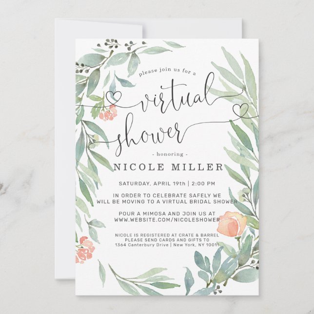 Serene Botanical | Wild Meadow Virtual Bridal (Devant)