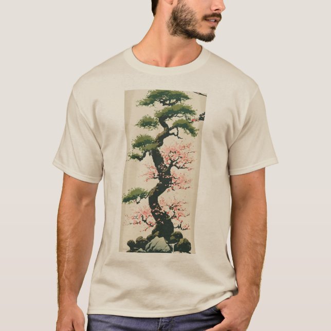 Serene Japanese Garden T-Shirt (Devant)