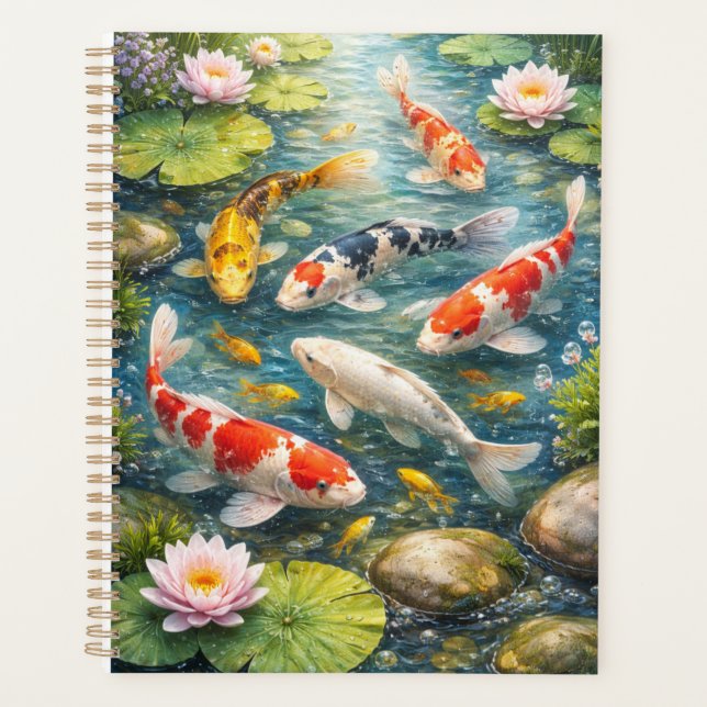Serene Koi Fish Pond Planner  (Devant)
