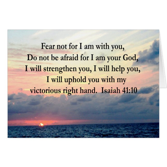 SERENE SCELER ISAIAH 41:10 (Devant Horizontal)
