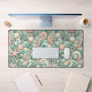 Serene Seashore Fils : Pastel Ocean Whispers