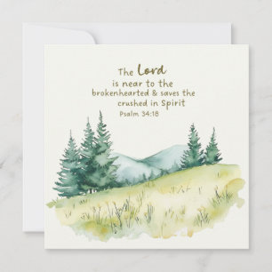 Sérénissime Campagne Nature Scène Avec Bible Verse