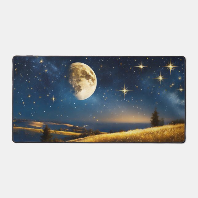 Sérénité au Clair de Lune : Une Symphonie Céleste (Recto)