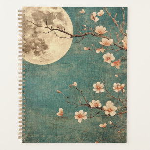 Sérénité de la fleur de cerisier sur la Lune