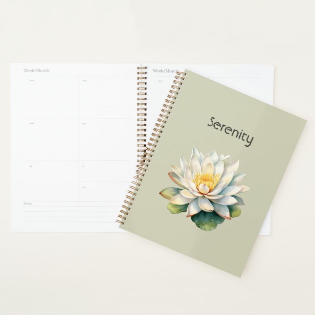 Sérénité de la fleur de lotus (Devant avec enveloppe)