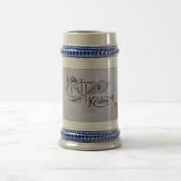 "Sérénité divine : Tasse avec logo Radha Krishna"