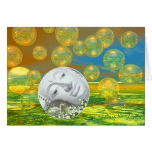 Sérénité d'or et verte de paix -