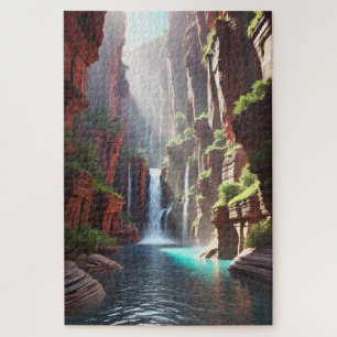 Sérénité Falls : Majestic Canyon Escape Puzzle