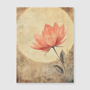 Sérénité rose Fleur et Lune
