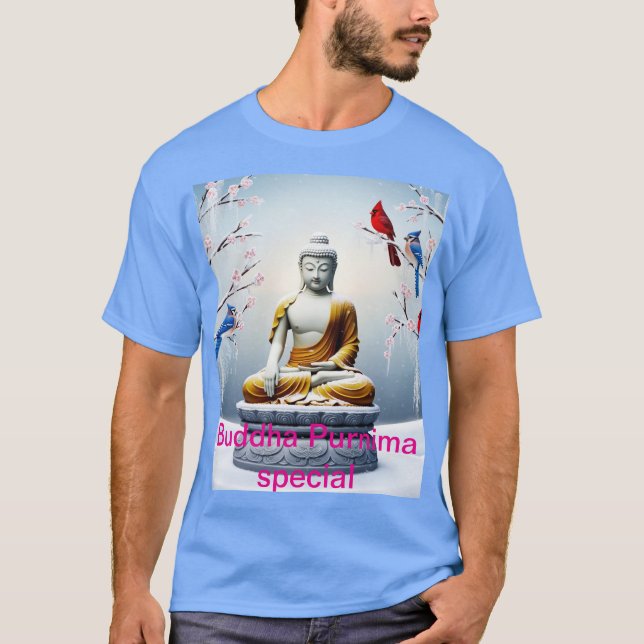 Sérénité sur le style : Bouddha & t-shirt d'art as (Devant)