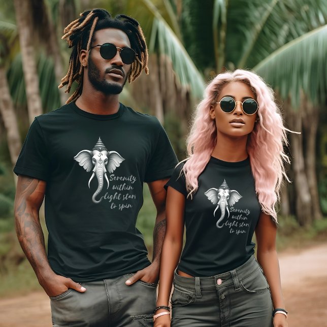 Serenity Elephant Spirit Tee T-shirt (Créateur téléchargé)