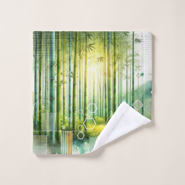 Serenity en bambou Serenity Serenity Serviette Mot (Gant de toilette)