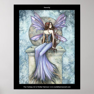 Serenity Fairy Poster by Molly Harrison