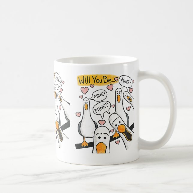 Serez-vous à moi ? Mug de la Saint-Valentin (Droite)