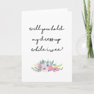 Serez-vous ma carte de demoiselle d'honneur ?