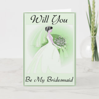 Serez-vous ma carte de demoiselle d'honneur ?